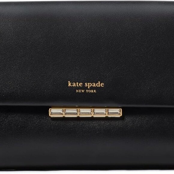 kate spade new york Grace Embellished Clutch, Black - Picture 5 of 9